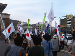 ゴール地点のJR奈良駅目前